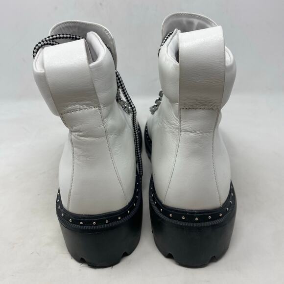 Blondo Chrissy White Ankle Booties Waterproof Womens Size 10 - Picture 4 of 7